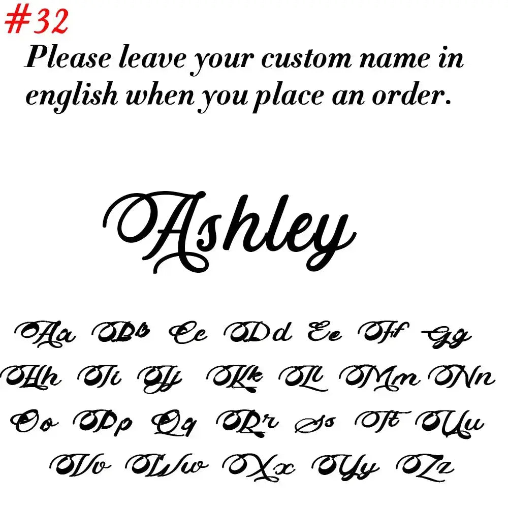 Custom Name Necklace for Women Personalised Cursive Letter Pendant Stainless Steel Jewelry Men Chain Choker Collar Personalizado Smart_Life_Tech