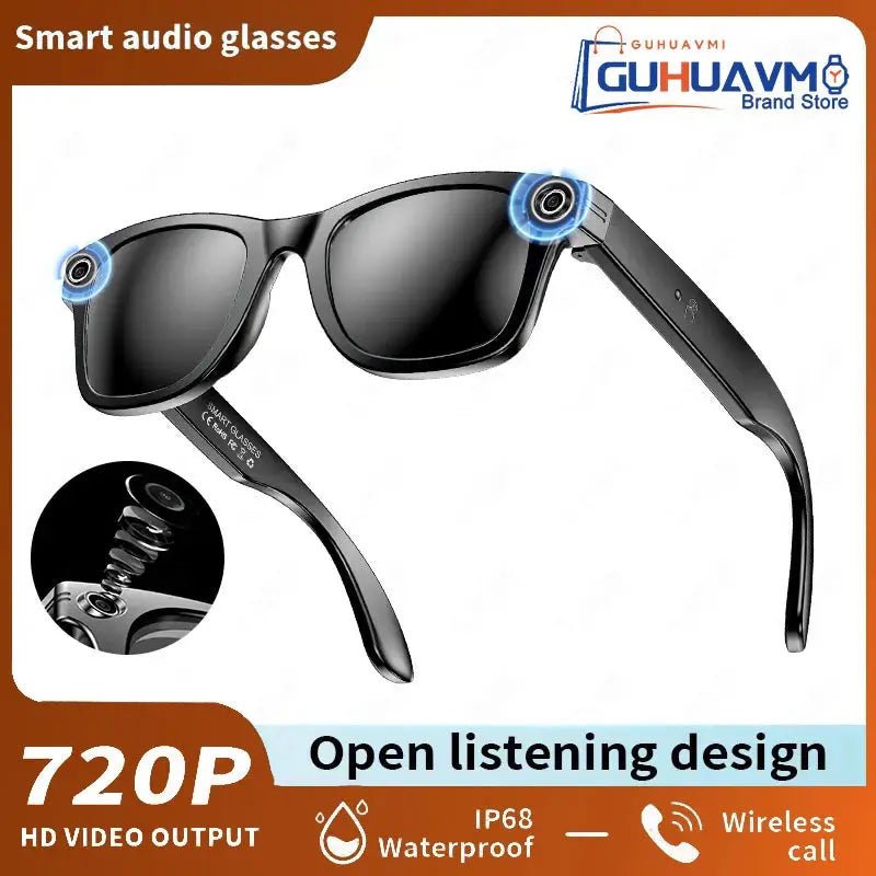 AI Smart Glasses 800W Anti Shake HD Camera Video Recording Languages Translation Sunglasses Bluetooth Call Music Play Man Women Smart_Life_Tech