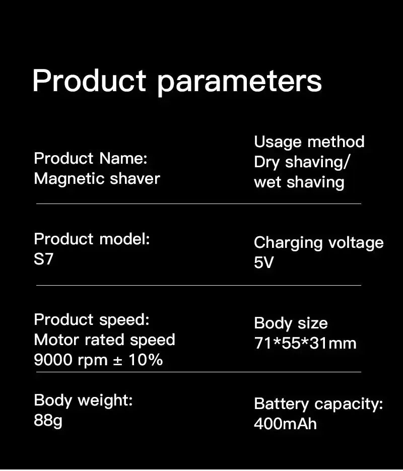 R20 Mini Electric Smart Shaver Shaver Digital Display Dual Blade Rechargeable Shaver Powerful Beard Trimmer Household Car Shaver Smart_Life_Tech