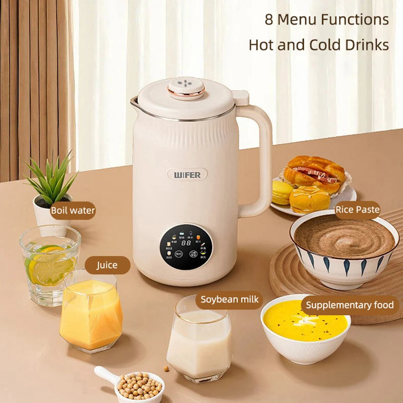 1200ML Electric Soybean Milk Machine Fully Automatic Intelligent Food Mixer Juice Machine 200V Electric Soybean Milk Machine