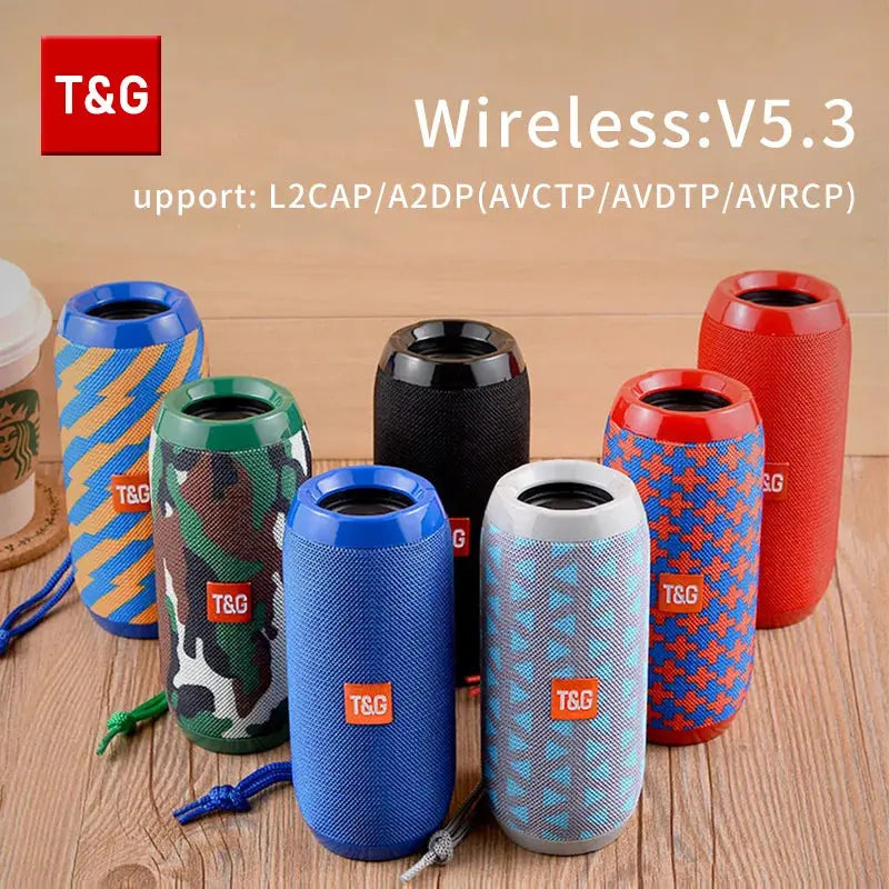 Bluetooth Speaker T&G TG117 Portable TWS Sound Box Waterproof Loudspeaker Outdoor Stereo Surround Speakers Support TF FM Radio Smart_Life_Tech