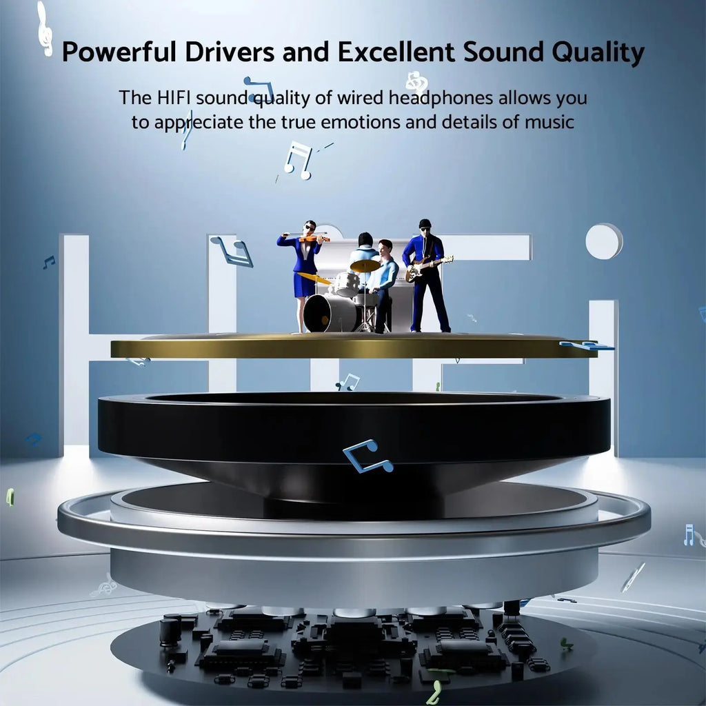For Samsung Headphones HiFi Surround Sound In-ear USB Type C 3.5mm With wire control Wired Earplugs For Galaxy S24 S23 S22 Ultra Smart_Life_Tech