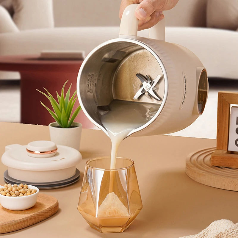 1200ML Electric Soybean Milk Machine Fully Automatic Intelligent Food Mixer Juice Machine 200V Electric Soybean Milk Machine