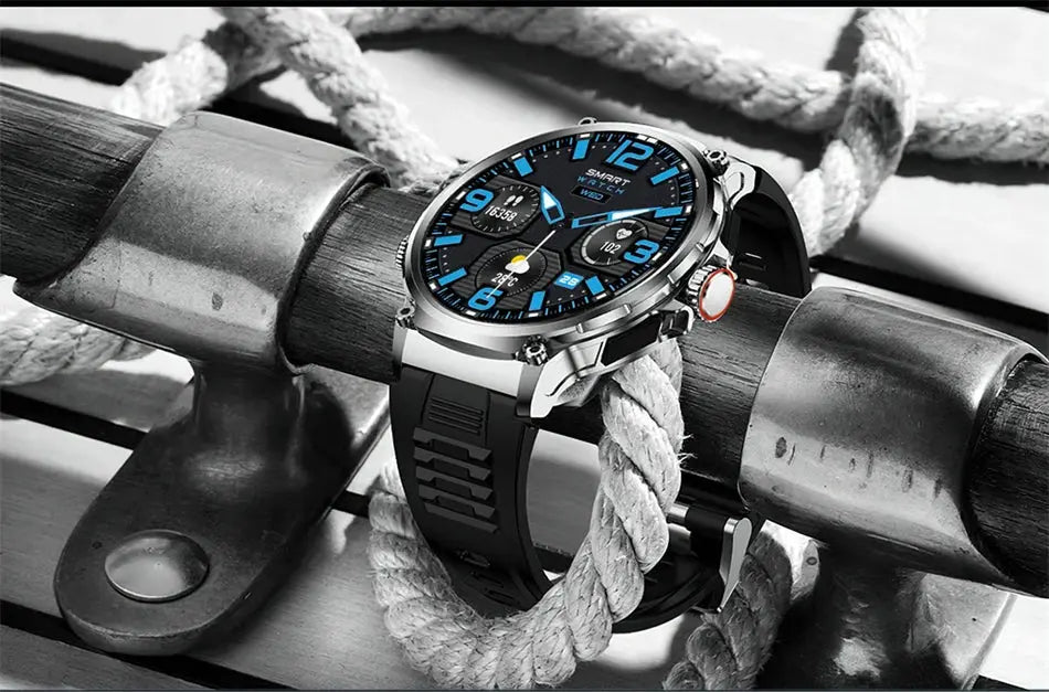 Men GPS Track Smart Watch 1.85 Inch Ultra HD AMOLED Screen Smart_Life_Tech