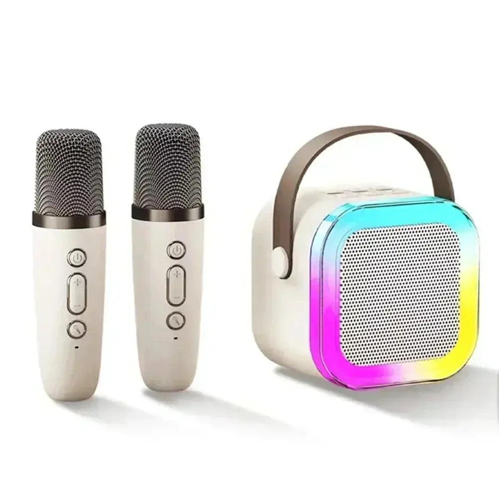 NEW Hot K12 Bluetooth Speaker Portable Home Cute Karaoke Mini Wireless Audio with Microphone K Song Family Singing Machine Smart_Life_Tech