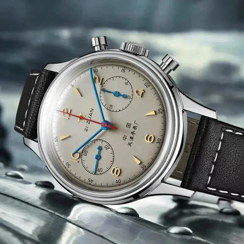 Men's watches 1963 pilot automatic watch 42mm waterproof retro quartz chronograph vintage dress watch Smart_Life_Tech