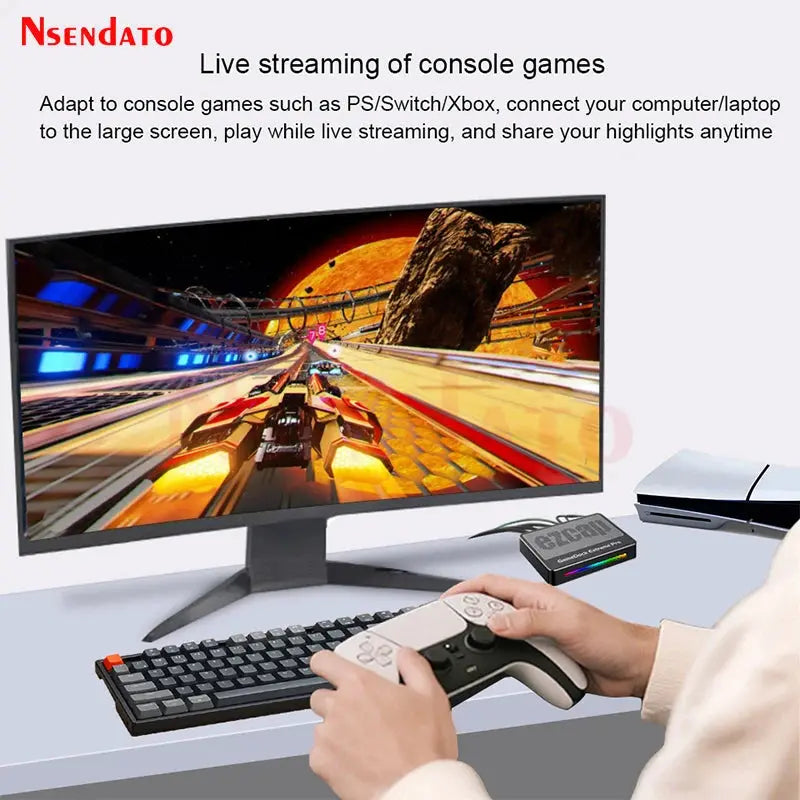 Ezcap401 Gamedock Extreme Pro USB 3.2 Type C 4Kp30 HDMI2.1 HDR Video Capture Card with 3.5mm HDMI Game Video Recorder For PC TV Smart_Life_Tech