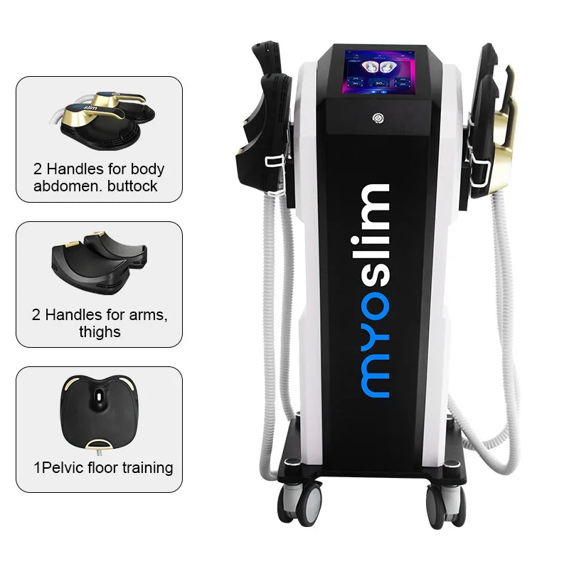 Myoslim PRO EMS Body Sculpt Machine 15 Tesl 6500W Hi-emt Lose Weight RF Body Slim Muscle Stimulation Professional EMS Machine