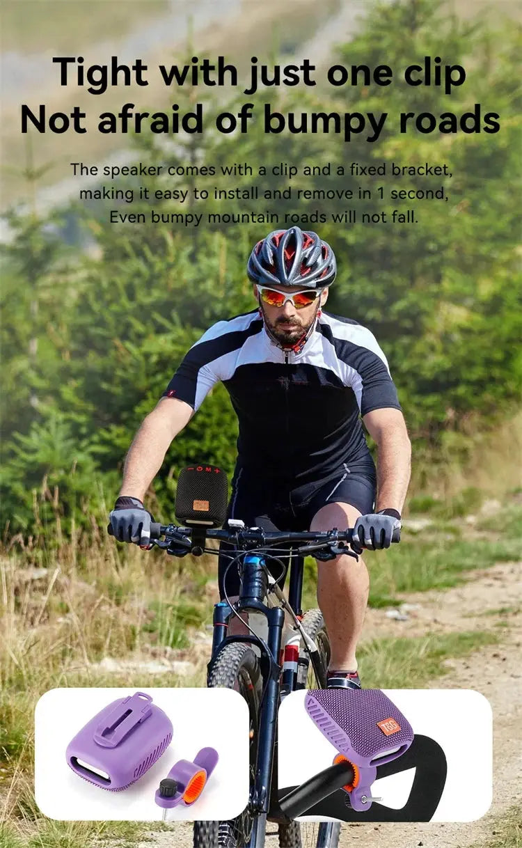 TG392 Outdoor Bicycle Bluetooth Speaker Portable Wireless Sound Box Rechargeable Handlebar Speaker Waterproof Bluetooth Speaker Smart_Life_Tech
