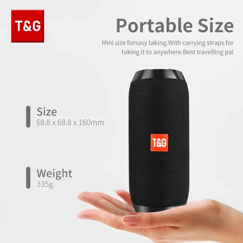 Bluetooth Speaker T&G TG117 Portable TWS Sound Box Waterproof Loudspeaker Outdoor Stereo Surround Speakers Support TF FM Radio Smart_Life_Tech