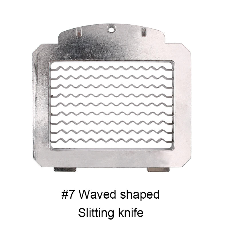 Electric Vegetable Carrot Slicer Accessory Replacement Potato Strips Cutting Blade Kit Cucumber Carrot Slitting Knife Wave Shape