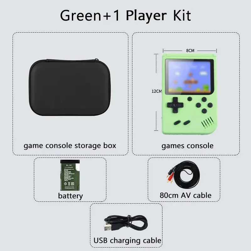 Built-in 500+ Classic arcade retro games Console for TV 5 inch Video Game Handheld Game Player for Game boy two player games Smart_Life_Tech