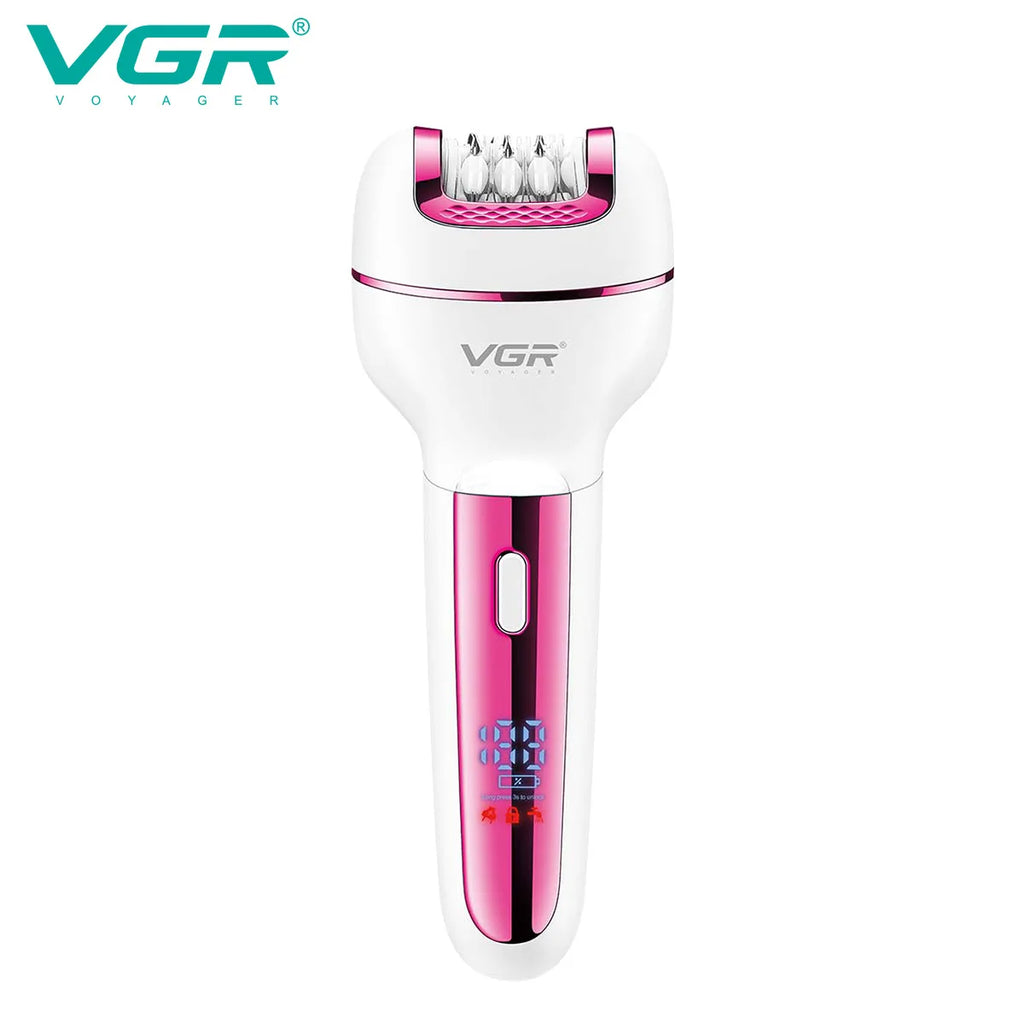 VGR 732 Original 3in1 Epilator Women Electric Shaver For Face Body Rechargeable Lady Trimmer Hair Removal Bikini Underarms Legs