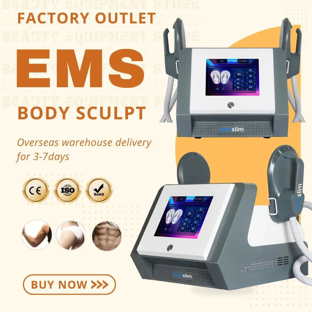 MYOslim EMS Body Building Machine RF Fat Removal 2 Handles Muscle Sculpting Body Muscle Stimulation for Fitness And Wellness Smart_Life_Tech