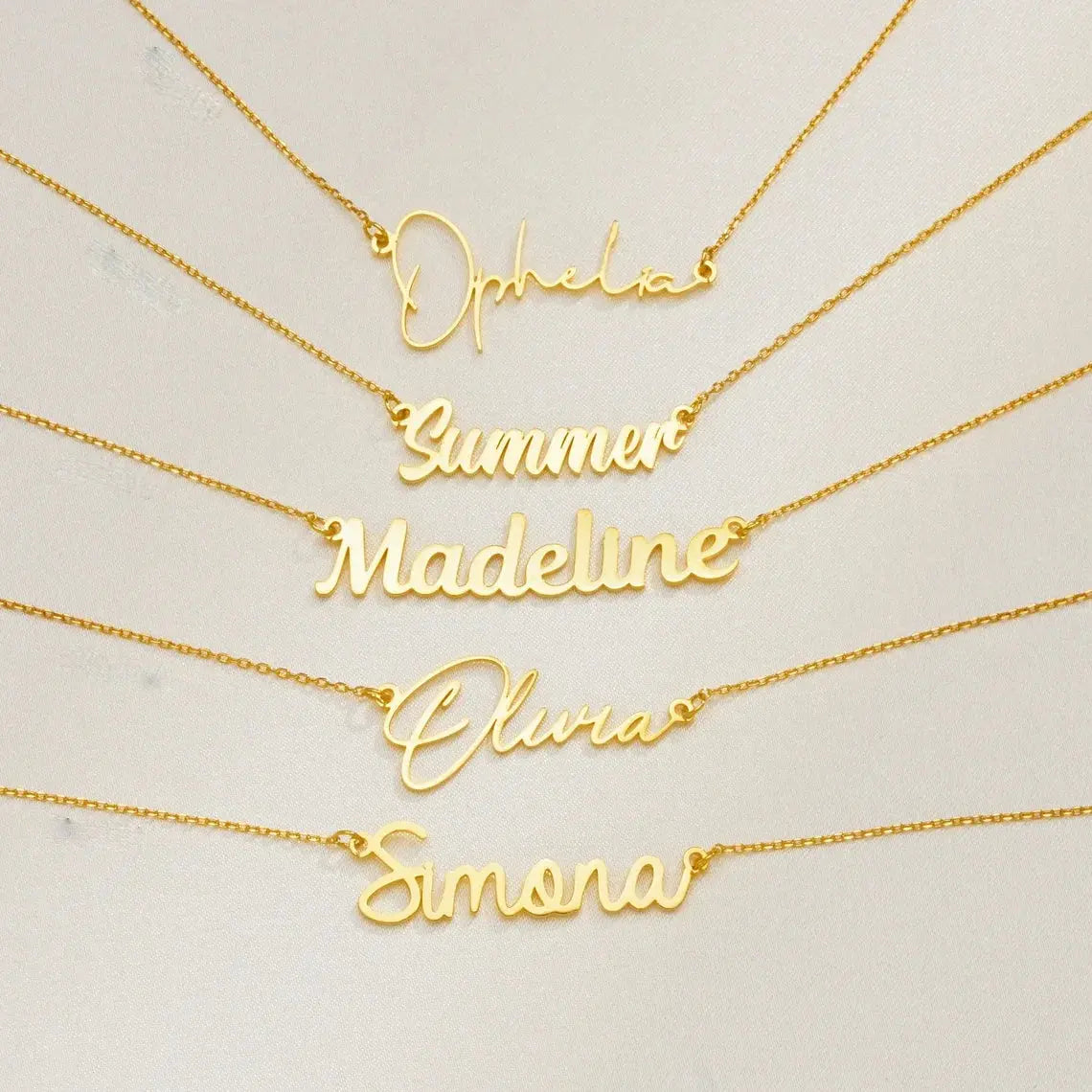 Custom Name Necklace for Women Personalised Cursive Letter Pendant Stainless Steel Jewelry Men Chain Choker Collar Personalizado Smart_Life_Tech