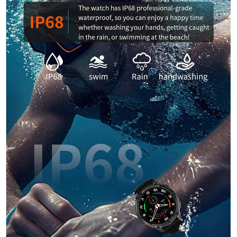 2026 New T-Rex3 Pro 1100mAh Battery Smart Watch GPS path 5ATM Waterproof Sports Run tracker Outdoors Compass Military Smartwatch Smart_Life_Tech