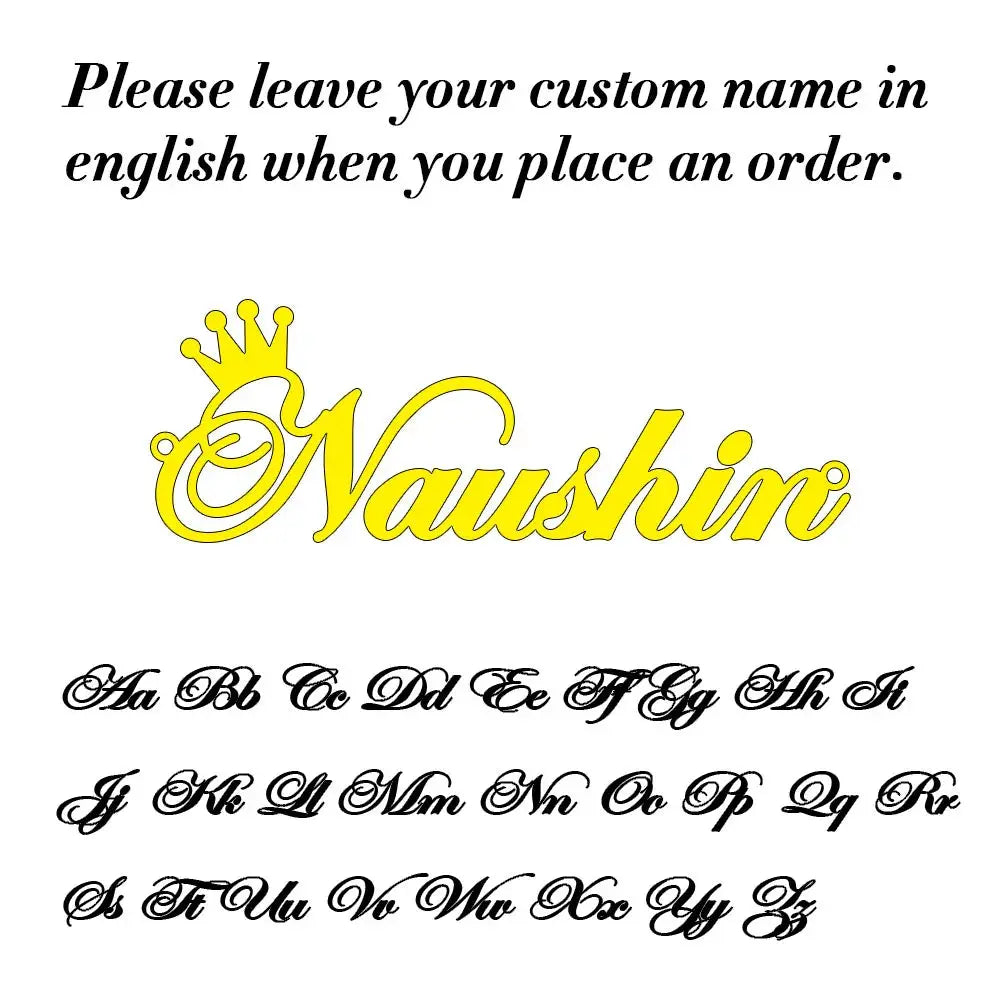 Custom Name Necklace for Women Personalised Cursive Letter Pendant Stainless Steel Jewelry Men Chain Choker Collar Personalizado Smart_Life_Tech