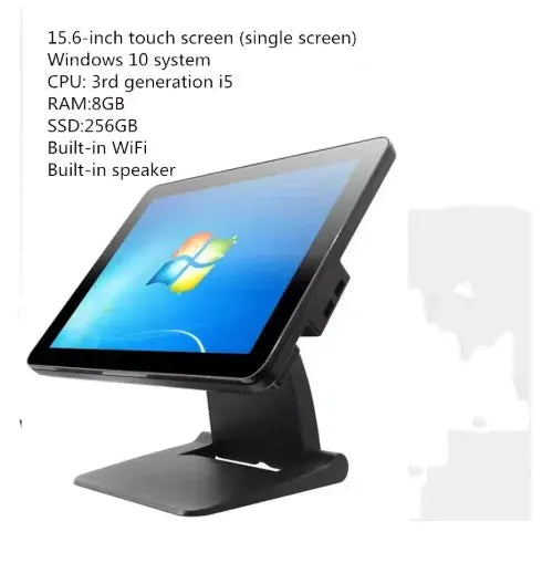 NEW 15.6 Inch Touch Screen Desktop Pos Terminal Cash Register Pos System All in One Windows 10 Support folding PC i3 RAM 8GB Smart_Life_Tech