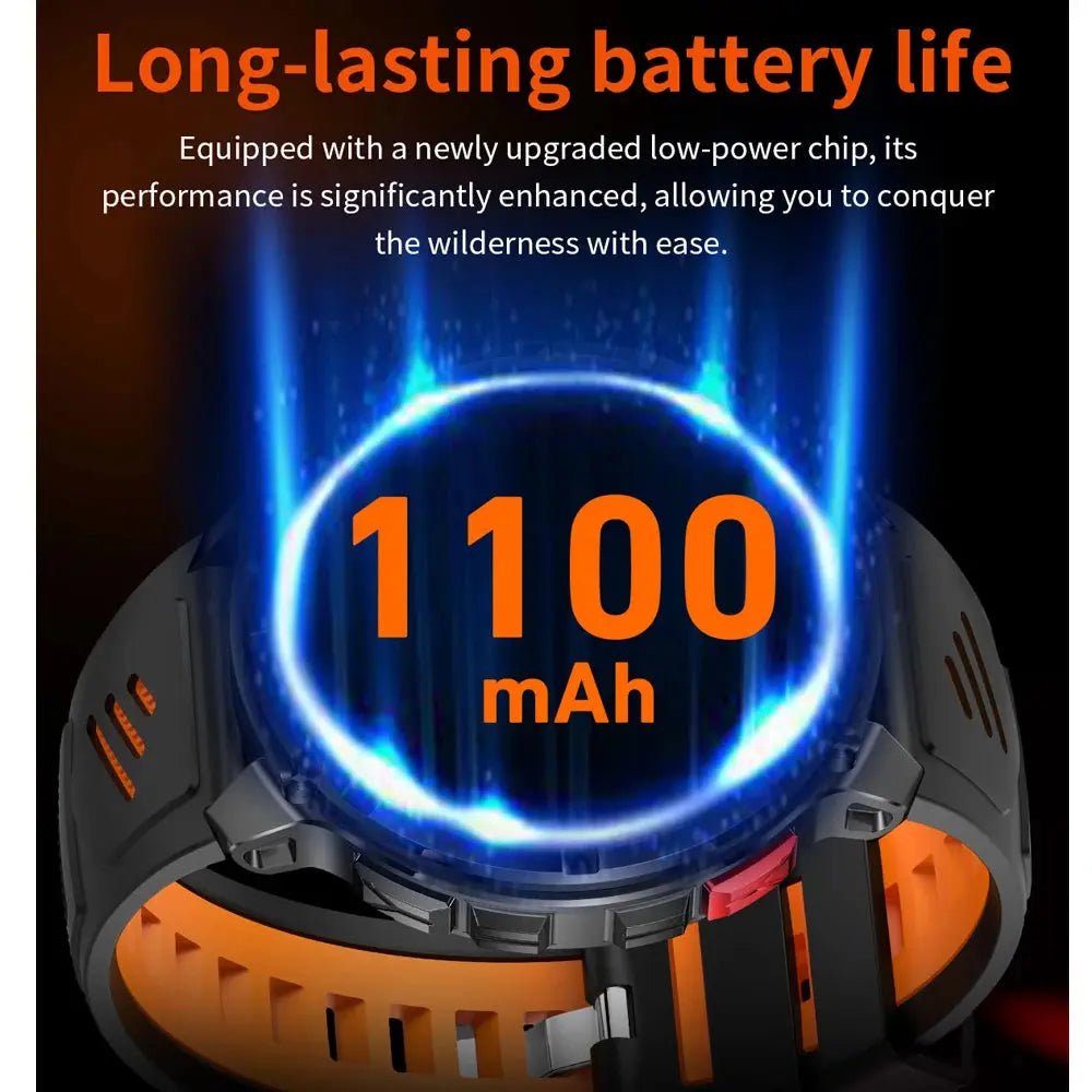 2026 New T-Rex3 Pro 1100mAh Battery Smart Watch GPS path 5ATM Waterproof Sports Run tracker Outdoors Compass Military Smartwatch Smart_Life_Tech