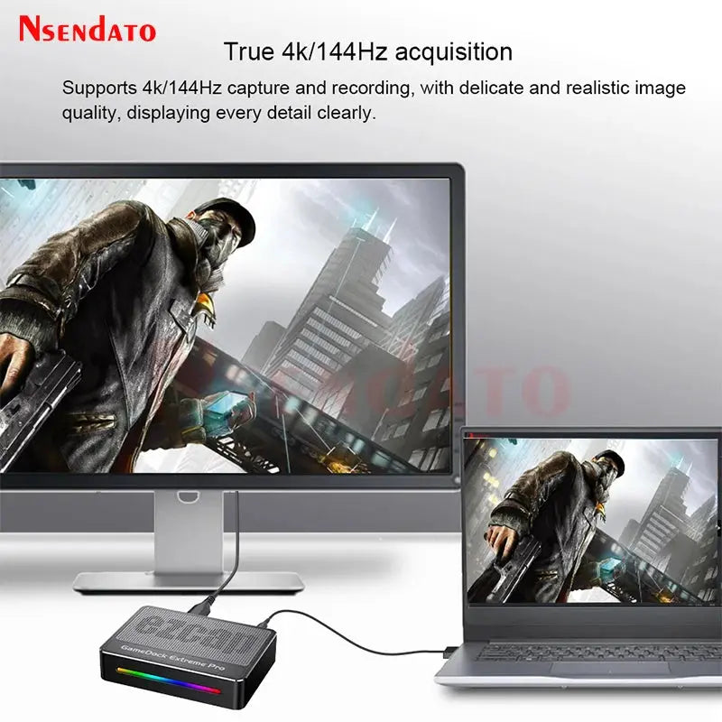 Ezcap401 Gamedock Extreme Pro USB 3.2 Type C 4Kp30 HDMI2.1 HDR Video Capture Card with 3.5mm HDMI Game Video Recorder For PC TV Smart_Life_Tech