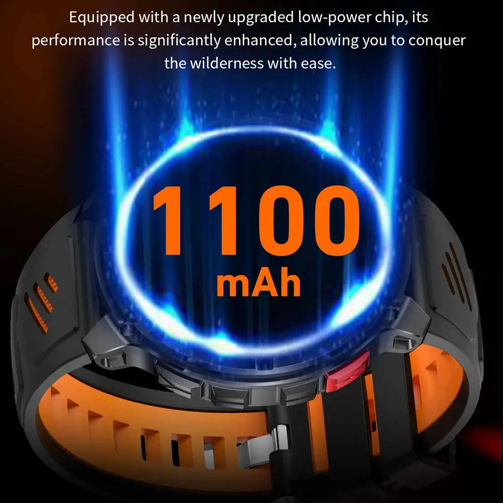2026 New Military T-Rex3 Ultra 1100mAh Battery Smart Watch 5 ATM Waterproof Compass GPS Sports tracker Outdoors Smartwatches Smart_Life_Tech