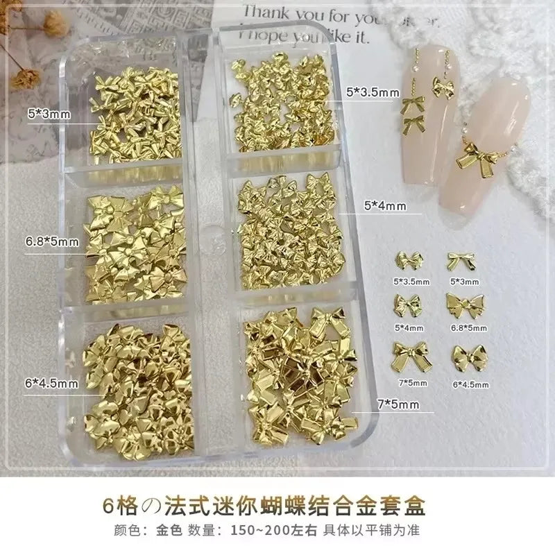 Ribbon Pearl Ball Nail Art Accessories Decorations Tools